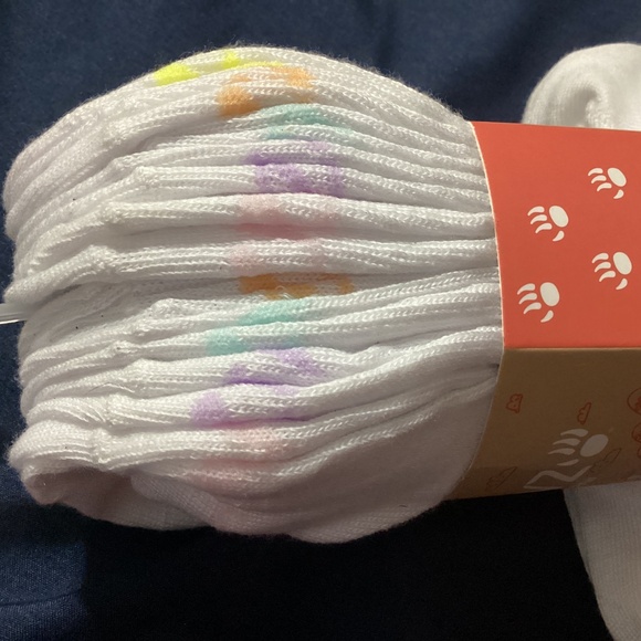 NEW PAWZ Bearpaw 10 pair Quarter Socks shoe size 5 to 10 - Picture 2 of 7